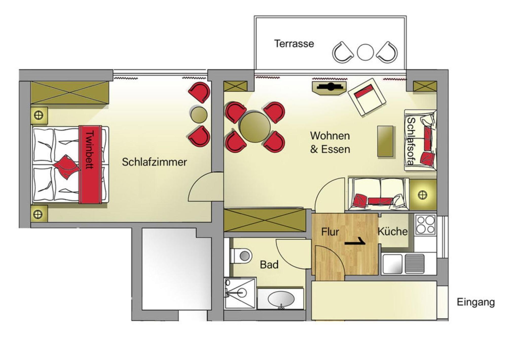 Am Brook 16 Whg 1 Apartment ดาเมอ ภายนอก รูปภาพ
